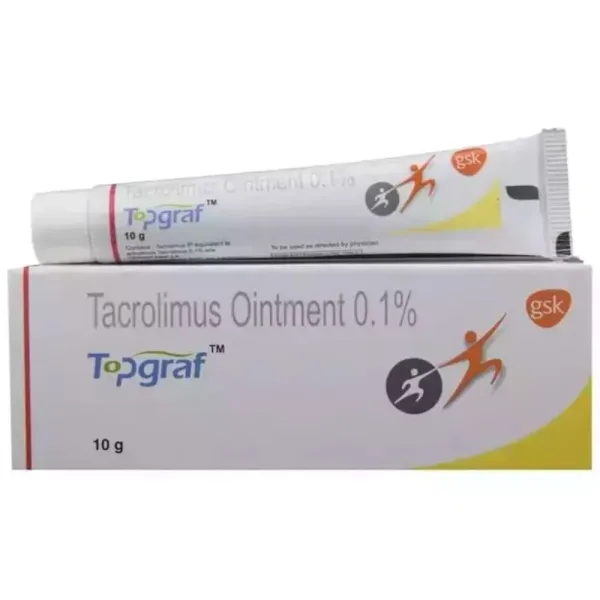 Topgraf Ointment (Tacrolimus) is used to treat eczema (atopic dermatitis)-RX Supply