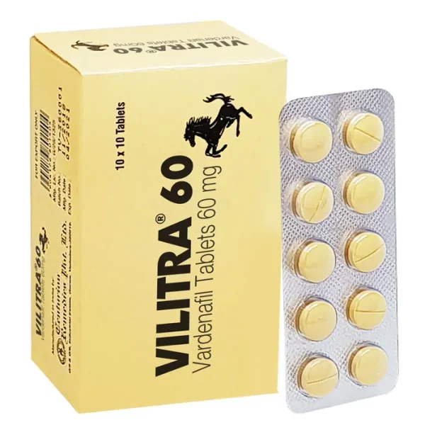 Vilitra 60 Mg is also Known as Vardenafil and is widely used to treat Erectile Dysfunction in men’s health.| RX Supply