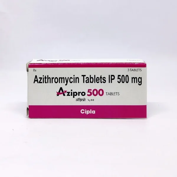 Azithromycin 500MG (Azipro) is an antibiotic used to treat various types of bacterial infections-RX Supply