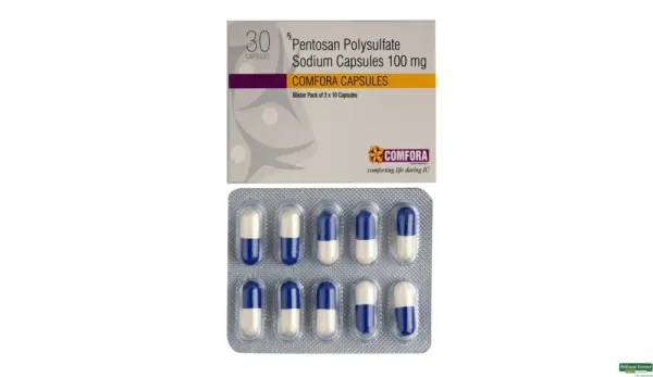 Comfora (Pentosan polysulfate sodium) Capsule is used to treat bladder pain-RX Supply