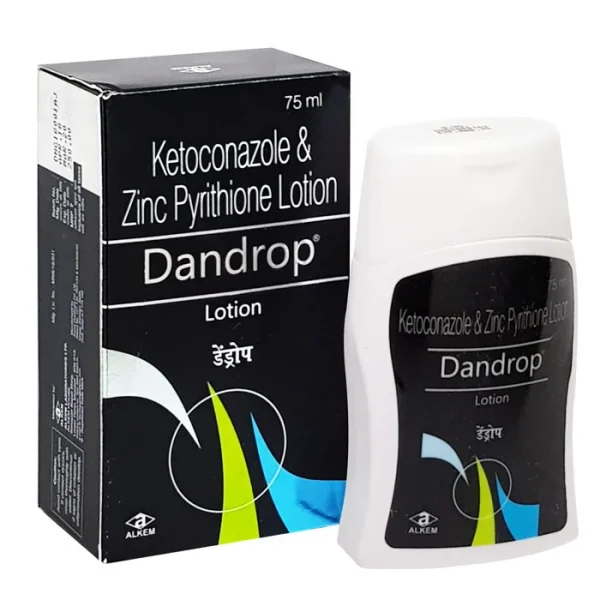 DANDROP LOTION (KETOCONAZOLE) is an antifungal medication used to treat a variety of skin infections.