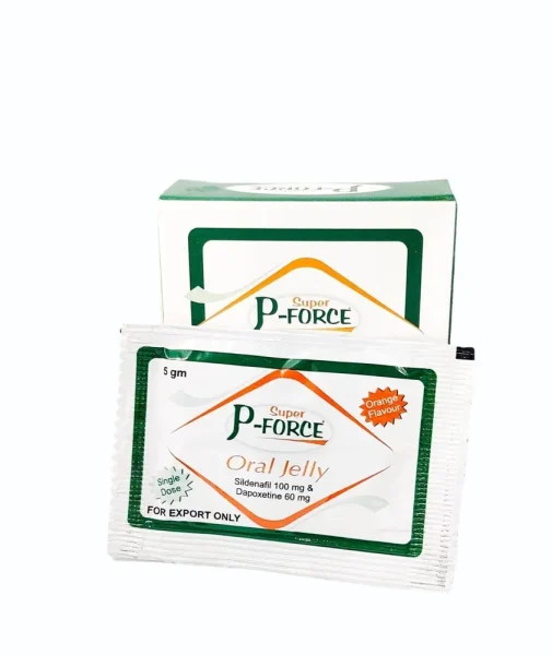 Super P-Force Oral Jelly (Sildenafil Citrate 100mg & Dapoxetine 60mg) is a new form -RX Supply