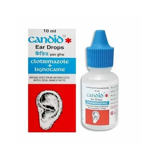 CANDID EAR DROP (CLOTRIMAZOLE) is a safe and effective medicine used to treat ear infections caused by fungi.