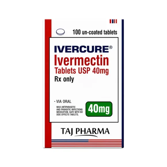 Ivercure 40mg (Ivermectin 40) helps treat many parasitic infections of your intestinal | RX Supply