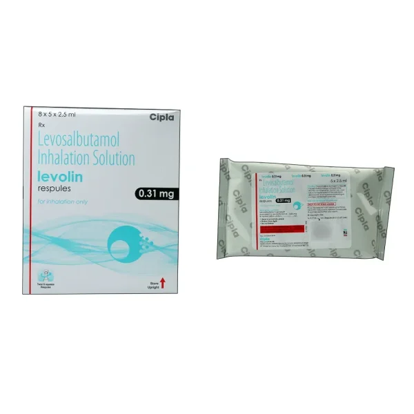 Levosalbutamol Respules 0.31mg (levolin) is a belongs to a group of medicines called fast | RX Supply