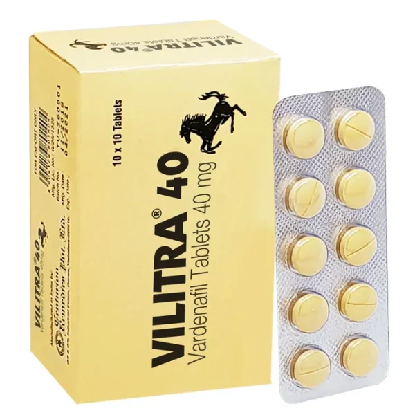 Vilitra 40 mg is also Known as Vardenafil and is widely used to treat Erectile Dysfunction in men’s health.