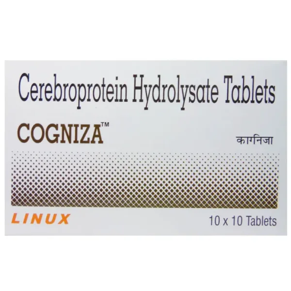 Cogniza Tablet (Cerebroprotein Hydrolysate) is a prescription medicine used -RX Supply