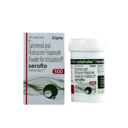 Seroflo 500 Rotacaps (Salmeterol / Fluticasone) is a combination of two medicines | RX Supply