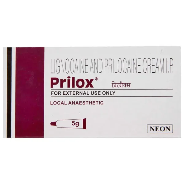 Prilox Cream (Prilocaine/Lidocaine) is a combination of two local anesthetic medicines-RX Supply