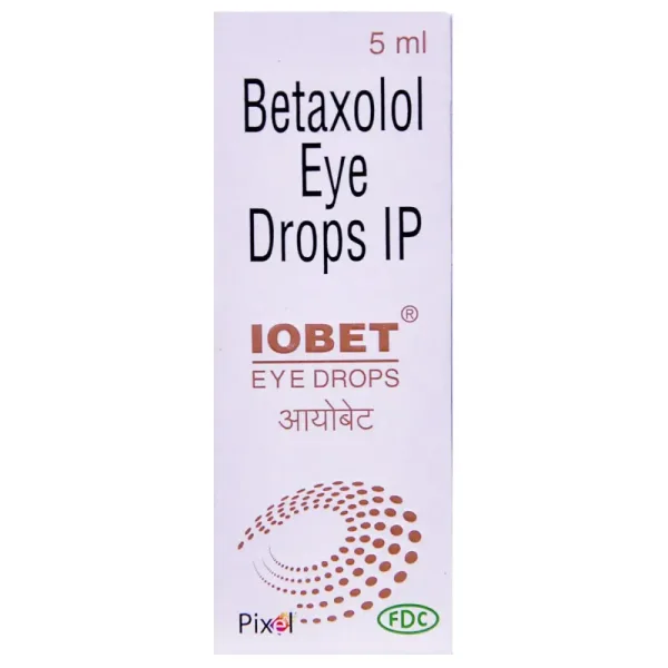 Iobet Eye Drop (Betaxolol) is a medicine used to treat elevated intraocular pressure-RX Supply