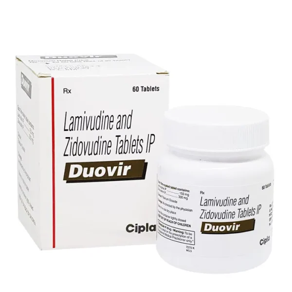 DUOVIR 150 MG/300 MG (LAMIVUDINE/ZIDOVUDINE) is a combination of two antiretroviral medications that helps to treat HIV infec