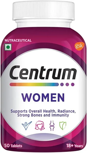 Centrum Women | Supports Overall Health (Veg) | World’s No.1 Multivitamin is a daily nutritional supplement to meet your mode