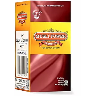 Musli Power Xtra Capsules are a natural and effective dietary supplement for enhancing vitality and overall health/RX Supply