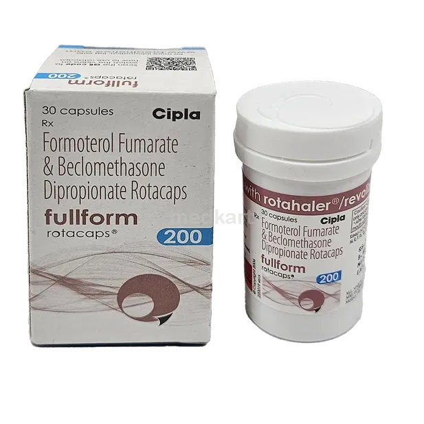 Fullform Rotacaps (Beclomethasone/Formoterol Fumarate) is used in the treatment | RX Supply