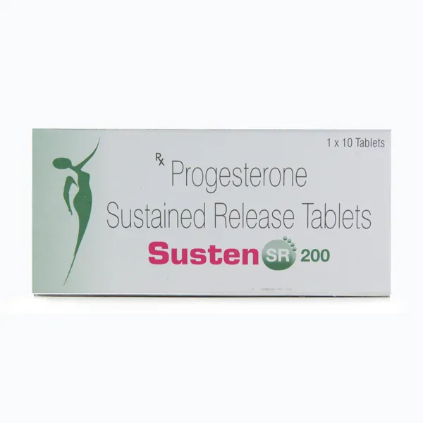 Susten SR 200 mg Tablet is a natural female sex hormone, progesterone | RX Supply