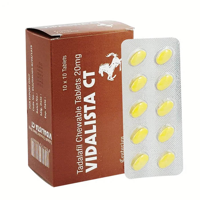 Vidalista CT 20 mg (Tadalafil)
