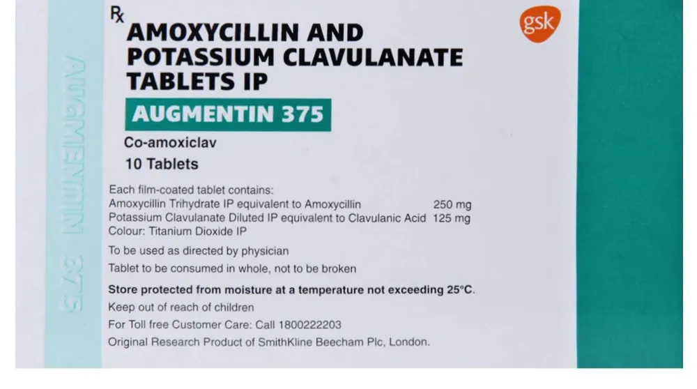Augmentin Tablet (Amoxicillin/Clavulanic Acid) is an antibiotic that helps your body fight | RX Supply