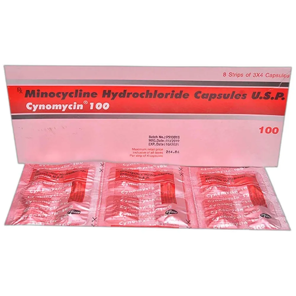 Cynomycin Capsule (Minocycline) is an antibiotic medicine used to treat bacterial | RX Supply