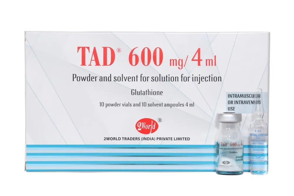 TAD 600 Mg (Glutathione) is a medicine used in the treatment of liver disease. | RX Supply