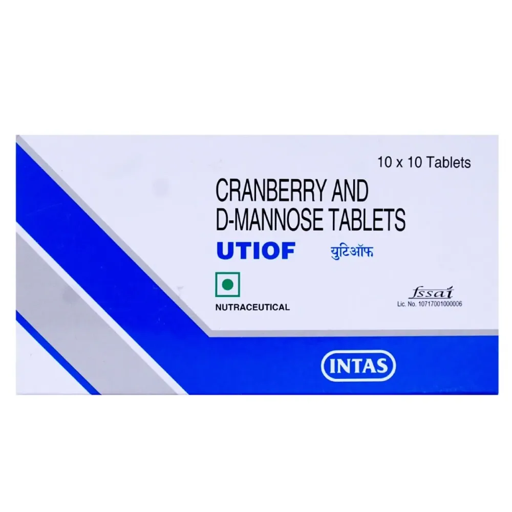 Utiof Tablet (D-Mannose /Cranberry), a powerful combination of D-Mannose and Cranberry-RX Supply