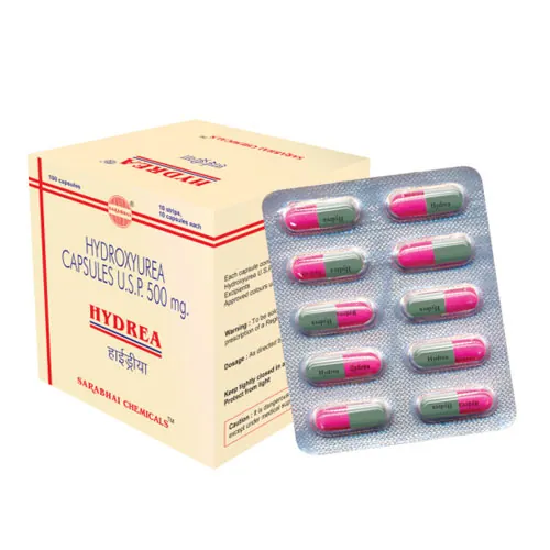 Hydrea (Hydroxyurea) is a medication used to treat certain types of cancer and sickle cell anemia.