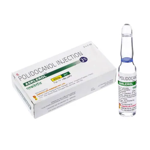 ASKLEROL INJECTION (POLIDOCANOL) is an FDA approved injectable medicine used to treat varicose veins.