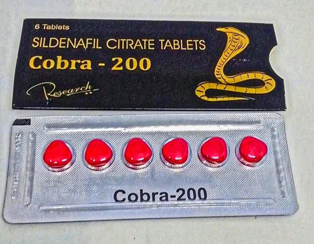 Cobra 200 (Sildenafil Citrate) is a powerful tablet. Cobra 200 mg is a generic drug that-RX Supply