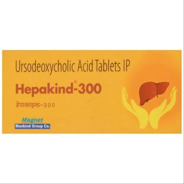 Hepakind 300mg Tablet (Ursodeoxycholic 300mg) is a medicine used to dissolve certain gallstones-RX Supply