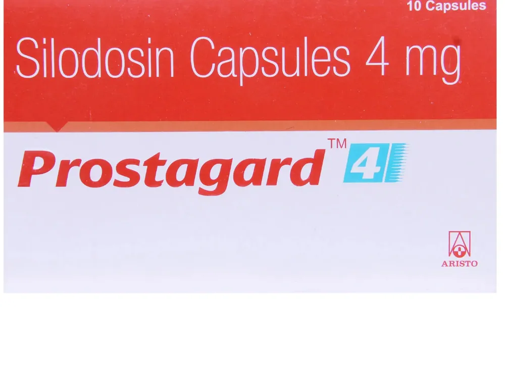 Prostagard 4mg Capsule (Silodosin 4 mg)is an alpha-adrenergic antagonist that is used-RX Supply