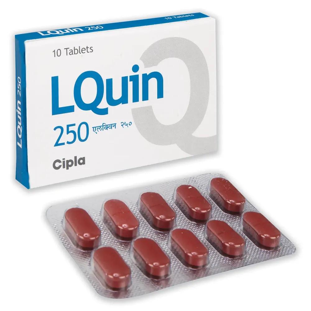 Levofloxacin 250 Mg (LQUIN) is an antibiotic, used in the treatment of bacterial infections. | RX Supply