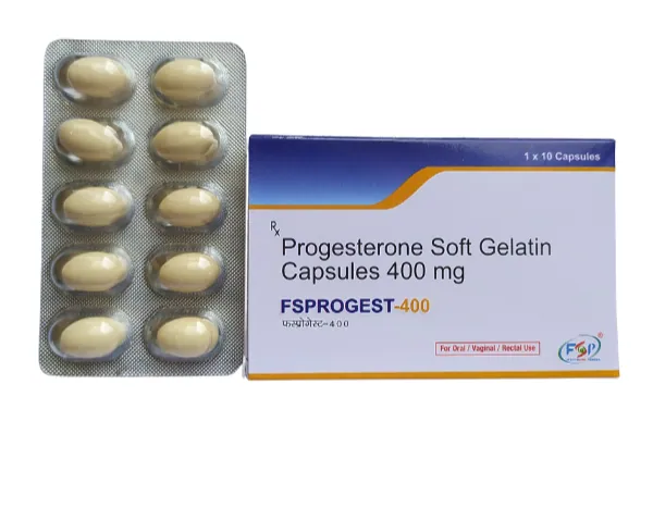 Progesterone 400 mg (Fsprogest) is a natural female sex hormone, progesterone | RX Supply