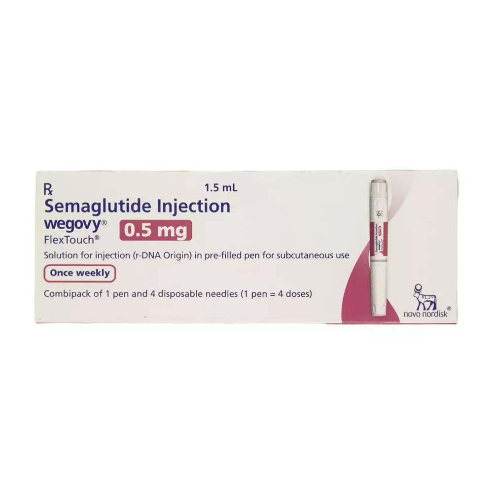 Wegovy 0.5 mg FlexTouch pen (Semaglutide) is a prescription medicine that belongs to a class-RX Supply