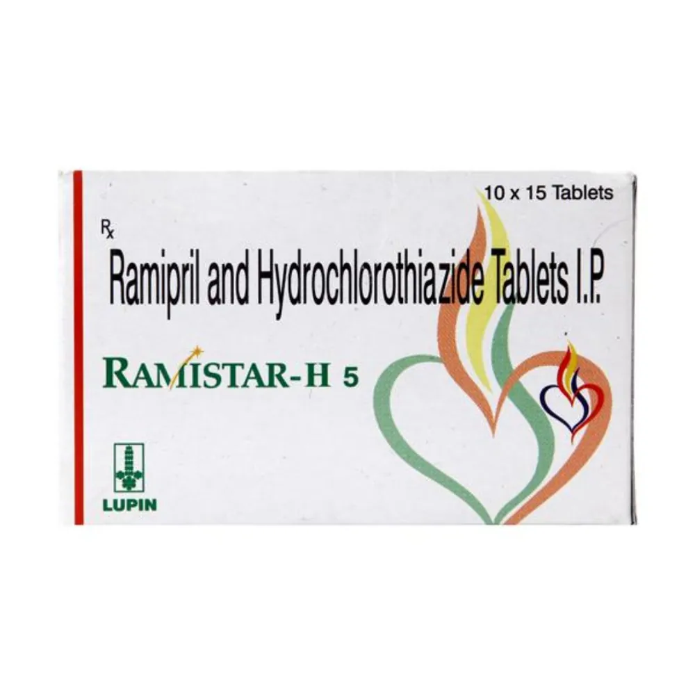 Ramistar-H Tablet (Ramipril and Hydrochlorothiazide) is a medicine used to treat hypertension-RX Supply