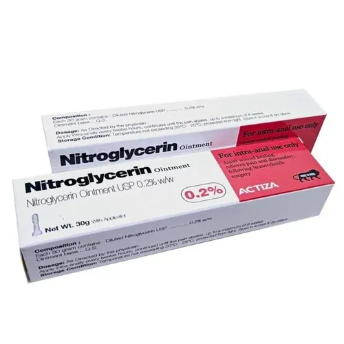 Nitroglycerin Ointment 30g is a medicine used for relieving the pain associated with anal fissures | RX Supply