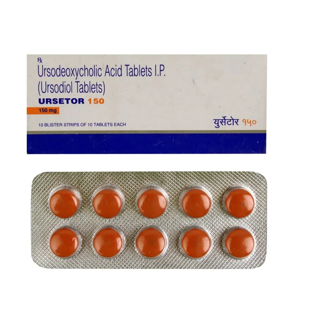 Ursetor 150mg Tablet (Ursodeoxycholic 150) is a medicine used to dissolve certain gallstones-RX Supply