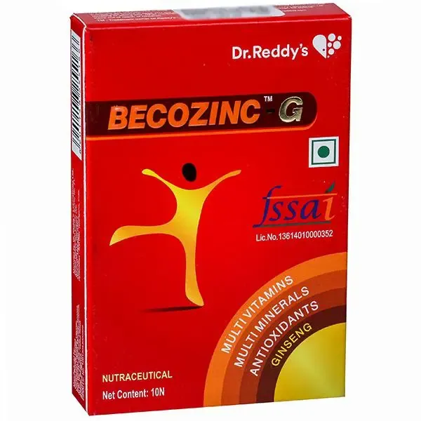 Becozinc G Tablet Nutraceutical is a tablet that can reduce nutritional deficiencies