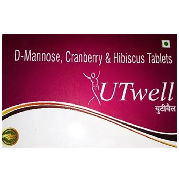 Utwell Tablet (Cranberry / Hibiscus) is a nutritional supplement formulated with D-mannose-RX Supply