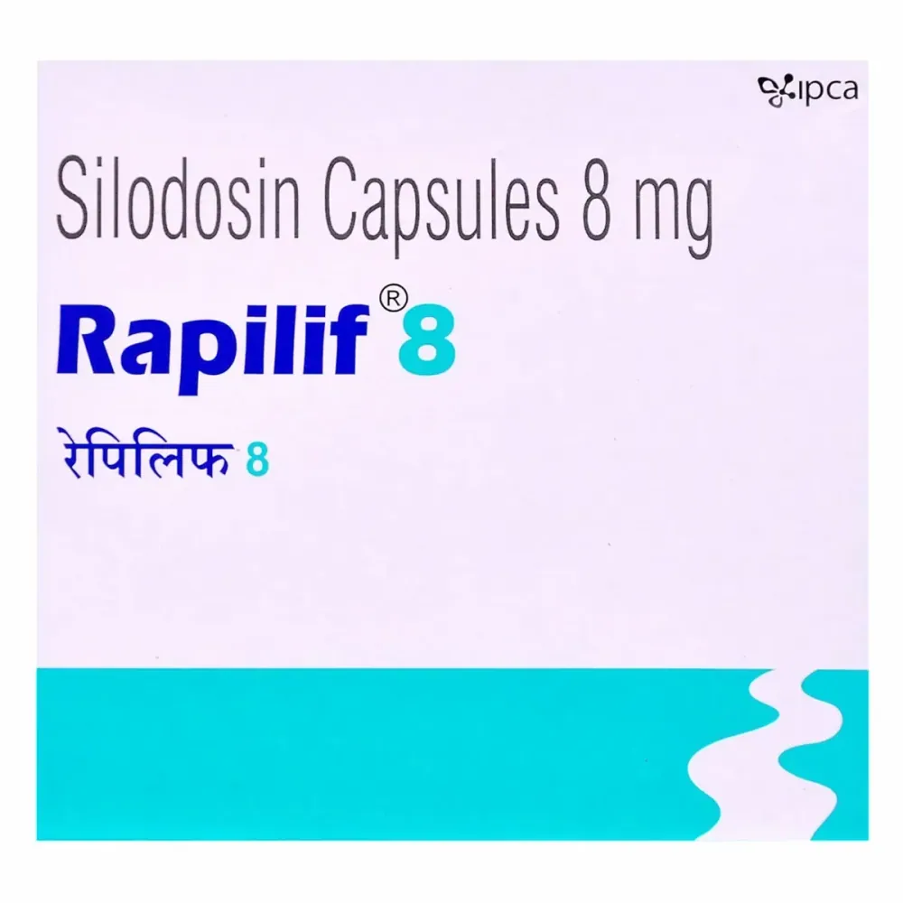 Rapilif 8mg Capsule (Silodosin) is an alpha-adrenergic antagonist that is used in the treatment-RX Supply