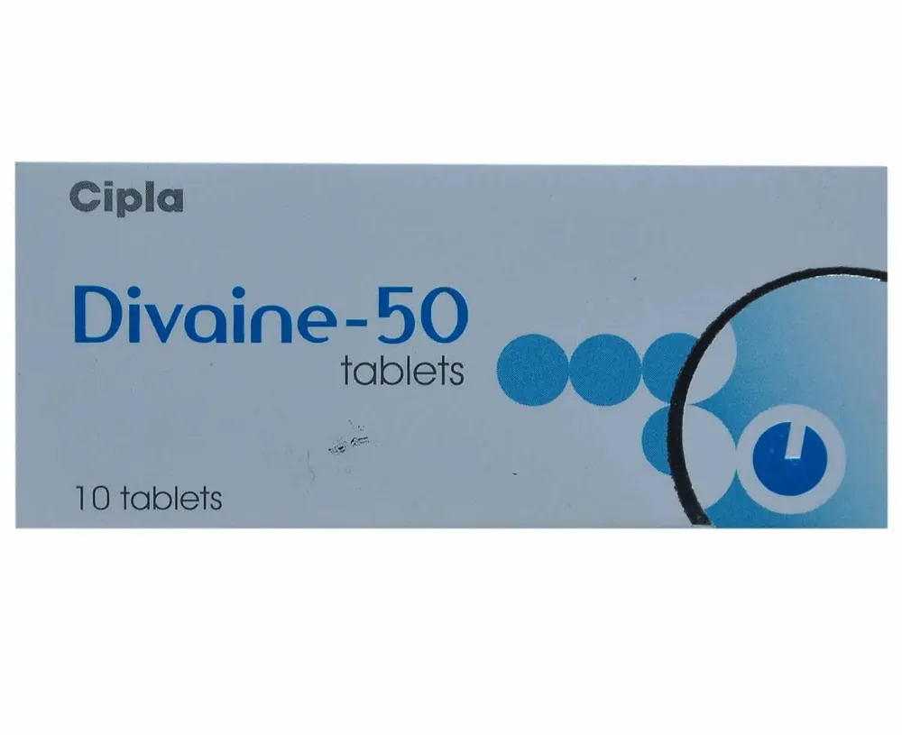 Divaine 50mg (Cipla) is an antibiotic medicine used to treat bacterial infections in your | RX Supply