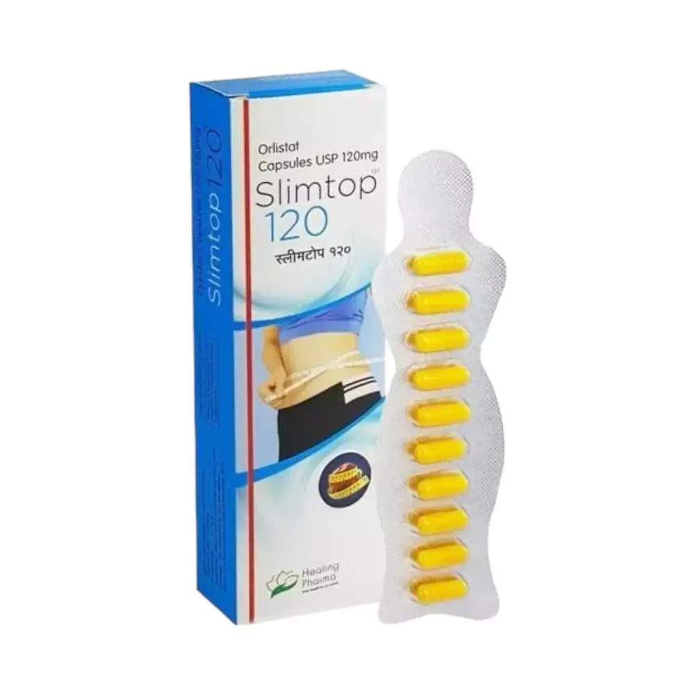 Slimtop 120mg Capsule is a medicine used in the treatment of obesity-RX Supply