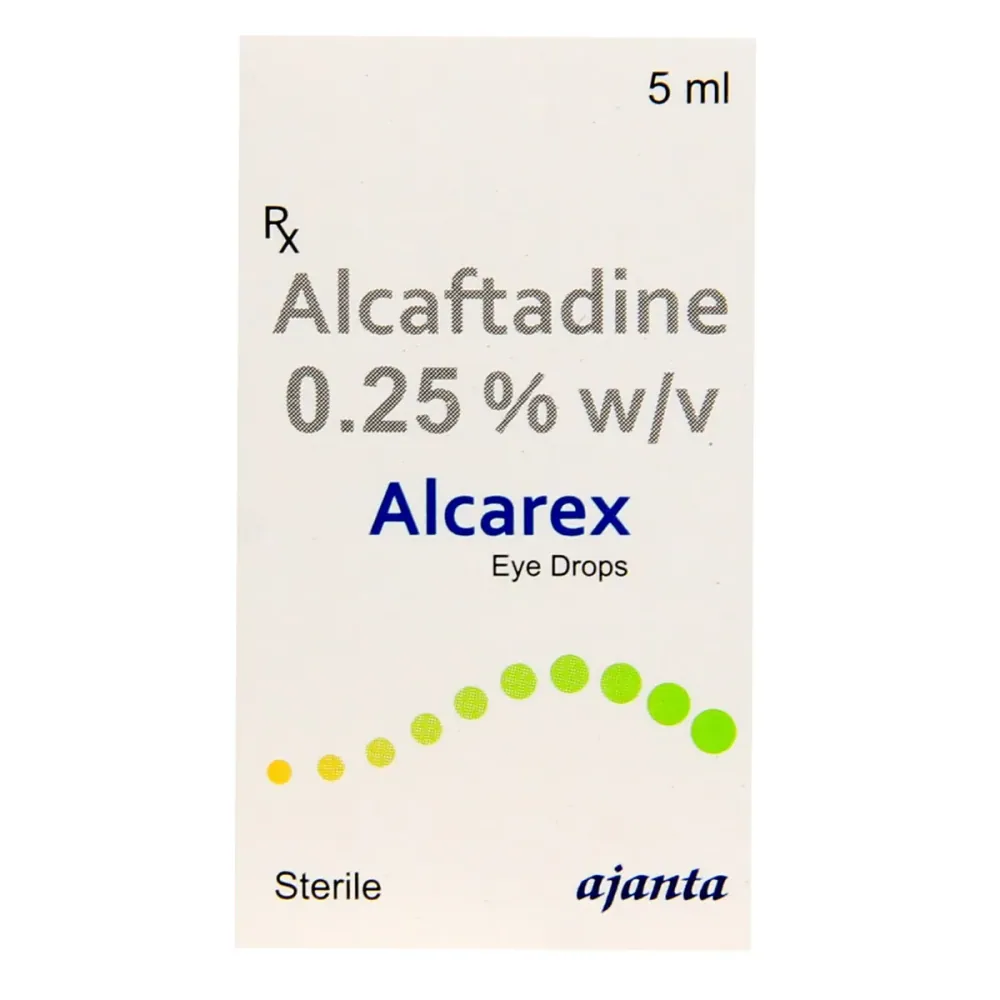 Alcarex Eye Drop (Alcaftadine) is an antihistaminic medication-RX Supply