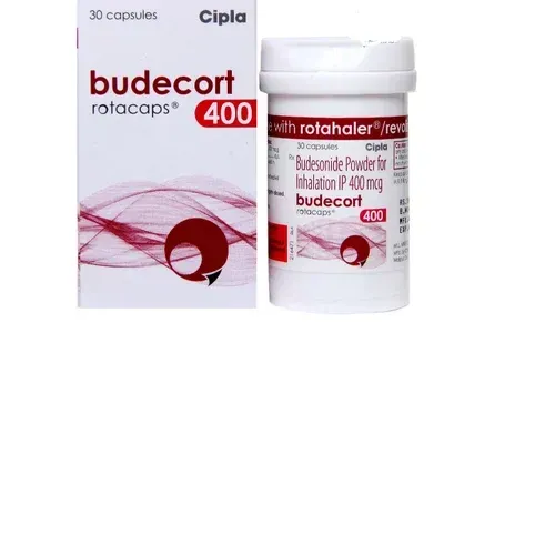 Budecort Rotacap 400 mcg (Budesonide) is used to prevent the symptoms of asthma | RX Supply