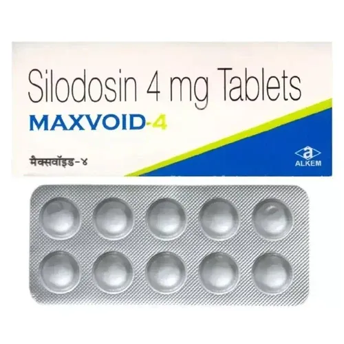 Maxvoid 4mg Tablet (Silodosin 4mg) is an alpha-adrenergic antagonist that is used-RX Supply