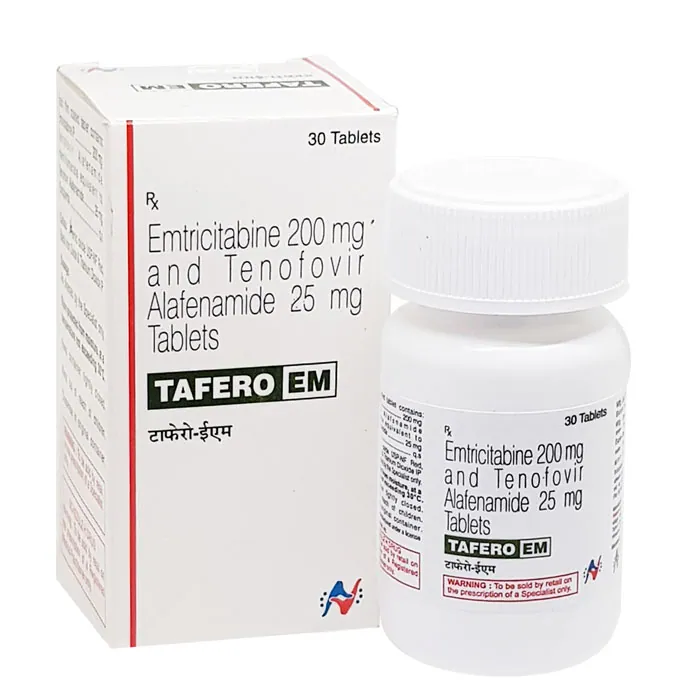 TAFERO EM 200 MG/25 MG (EMTRICITABINE/TENOFOVIR ALAFENAMIDE) is an antiviral medication