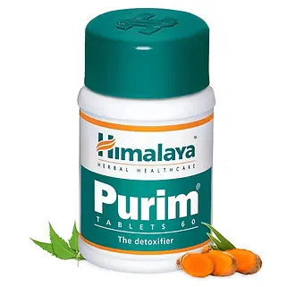 Himalaya Purim Tablets are a natural herbal supplement that supports the body's detoxification process/RX Supply