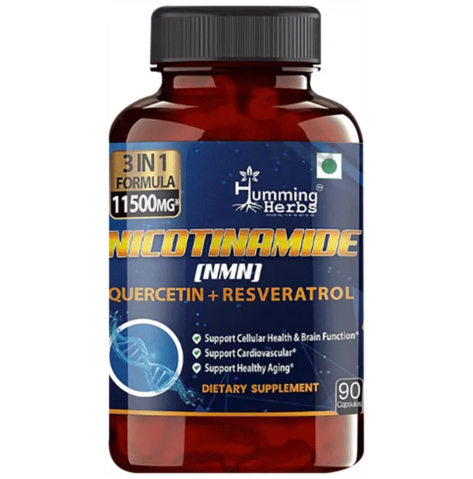Humming Herbs Nicotinamide Capsule promotes vascular health, blood flow, muscle endurance and strength.