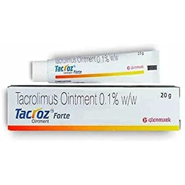 Tacroz Forte Ointment (Tacrolimus) is used to treat eczema (atopic dermatitis)-RX Supply