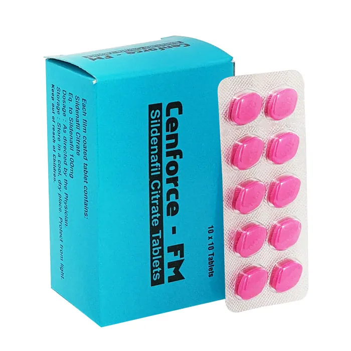 Cenforce FM 100mg comes with the generic name of sildenafil citrate in a dose strength of 100 mg and is widely used to treat