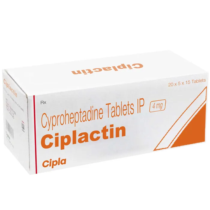 CIPLACTIN (Cyproheptadine) is an antihistamine used to treat allergies, hay fever, and other allergy-related conditions.