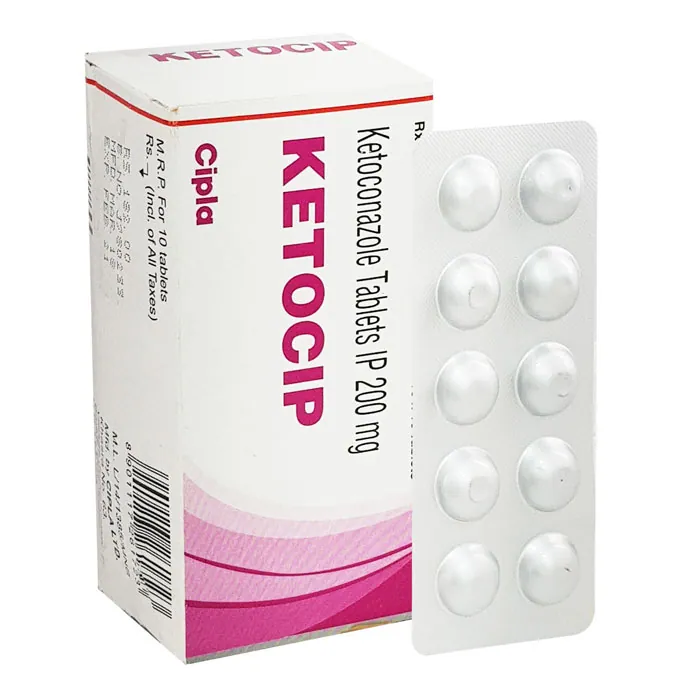 KETOCIP 200MG (KETOCONAZOLE) is an antifungal medication used to treat various fungal infections.
